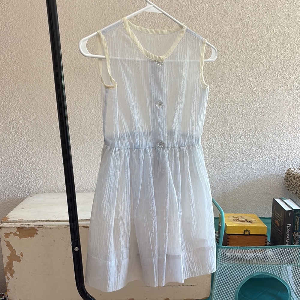1960s Vintage Children’s Overlay Dress